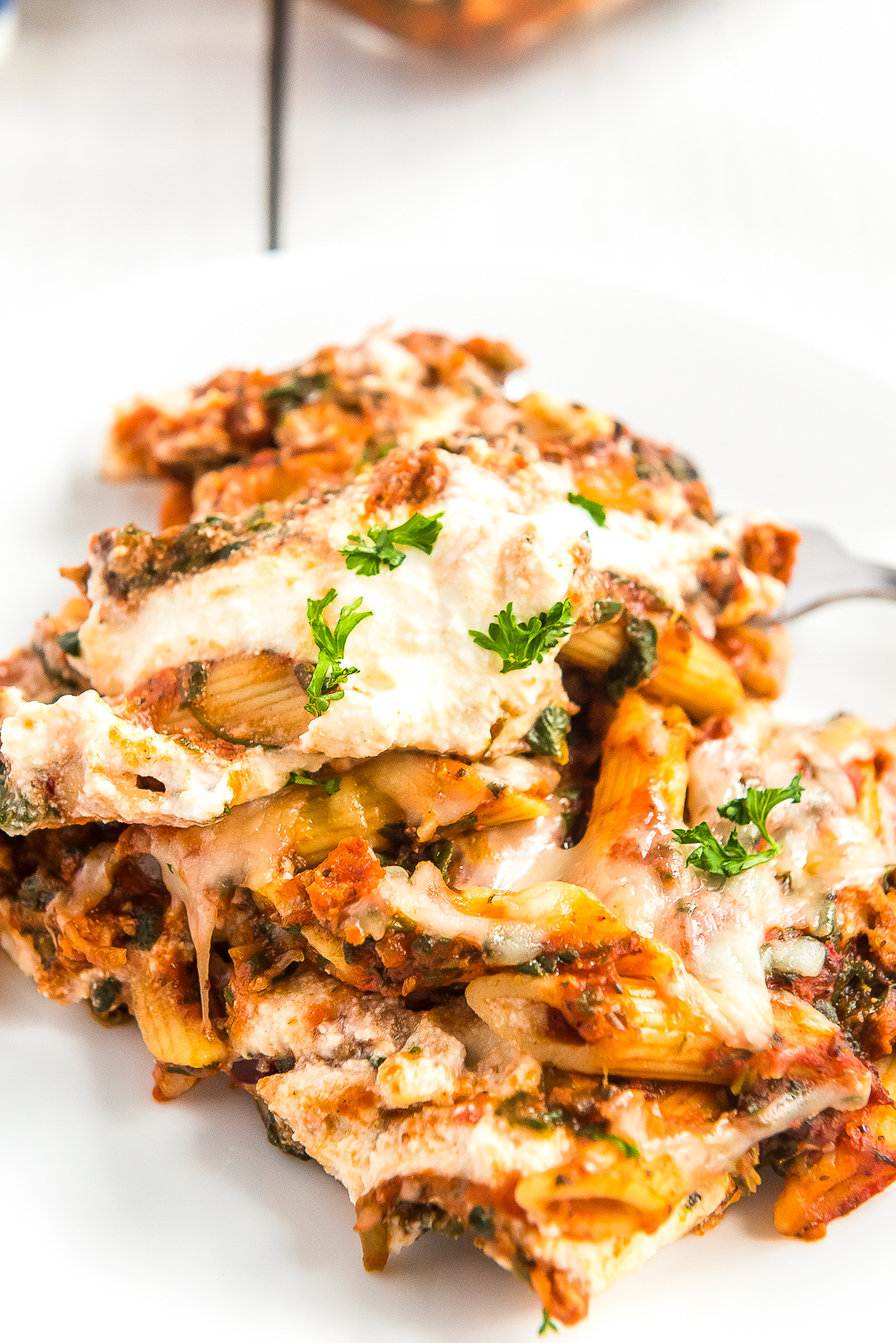 Turkey Florentine Pasta Bake