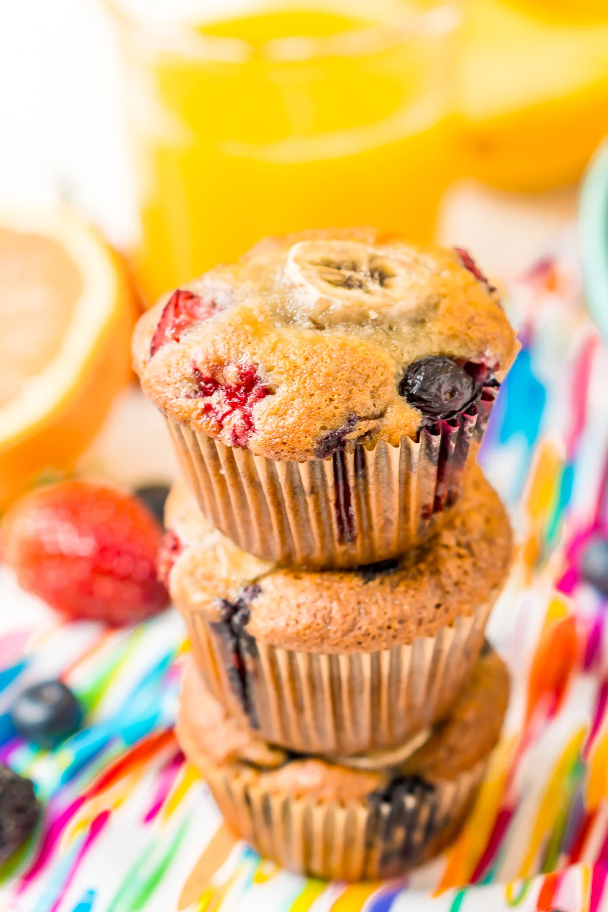 Banana Berry Muffins