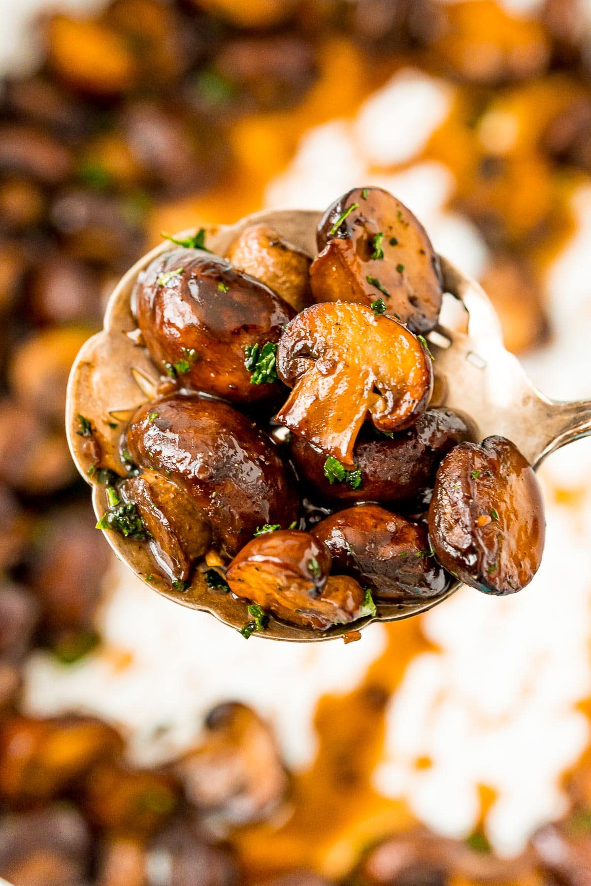 Sauteed Mushrooms With Balsamic Glaze
