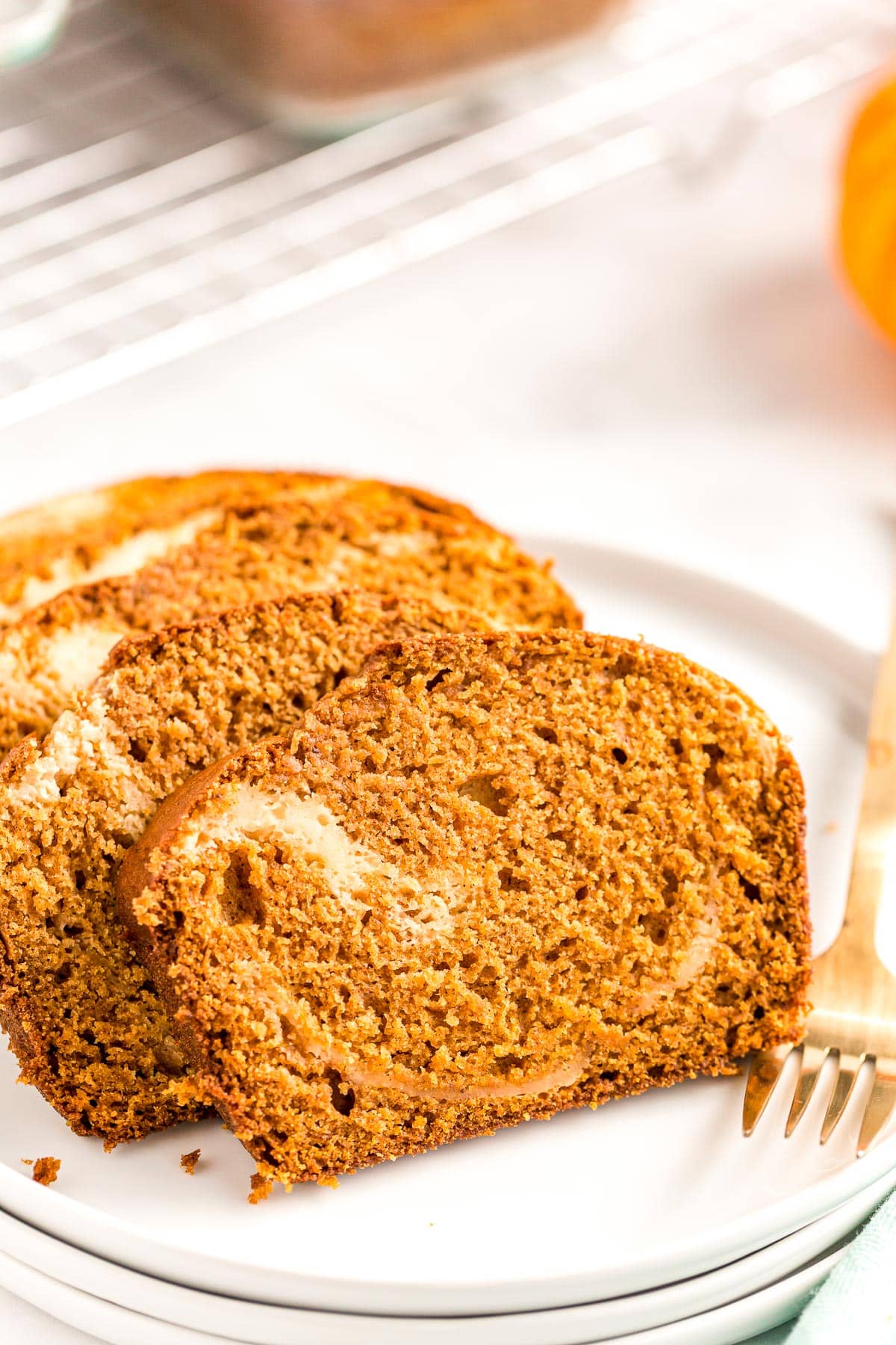 Pumpkin Cream Cheese Bread