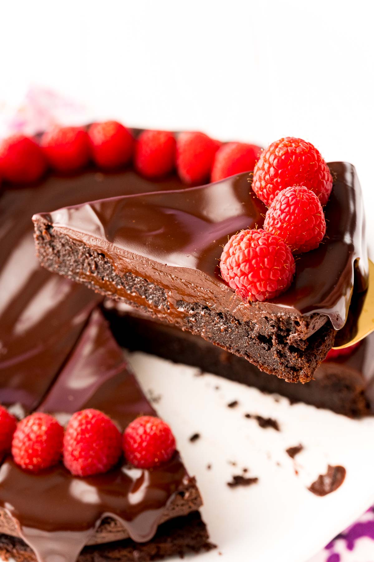 Flourless Chocolate Torte with Ganache