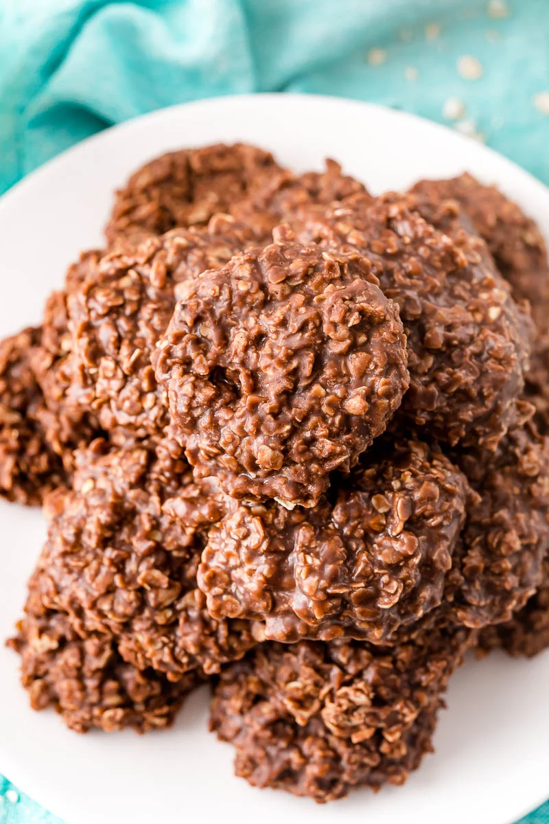 Chocolate Oatmeal No Bake Cookies
