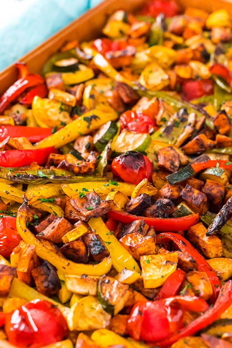 Roasted Veggies in Oven