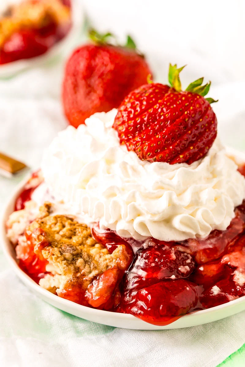 Strawberry Dump Cake