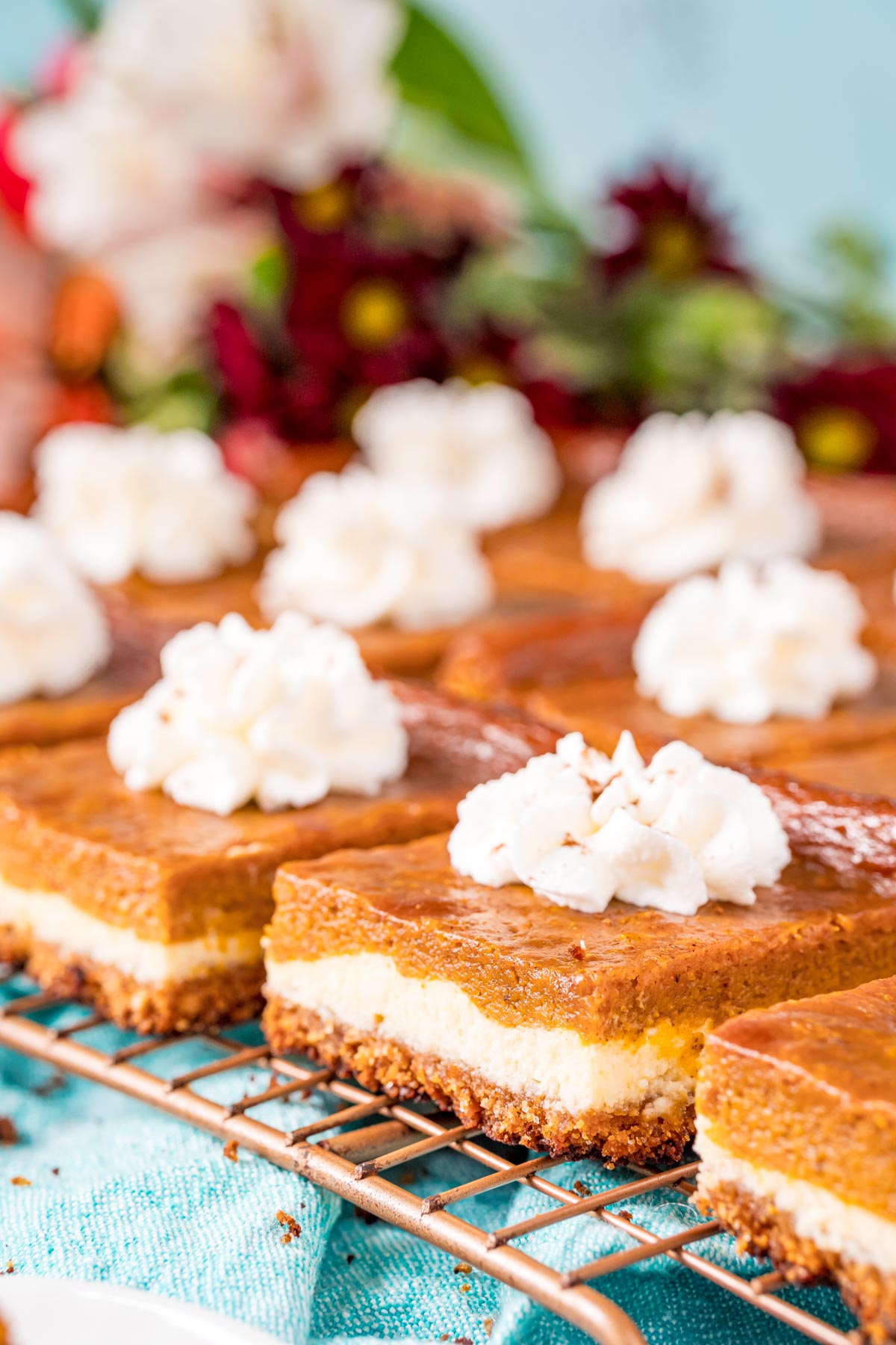 Pumpkin Cheesecake Bars