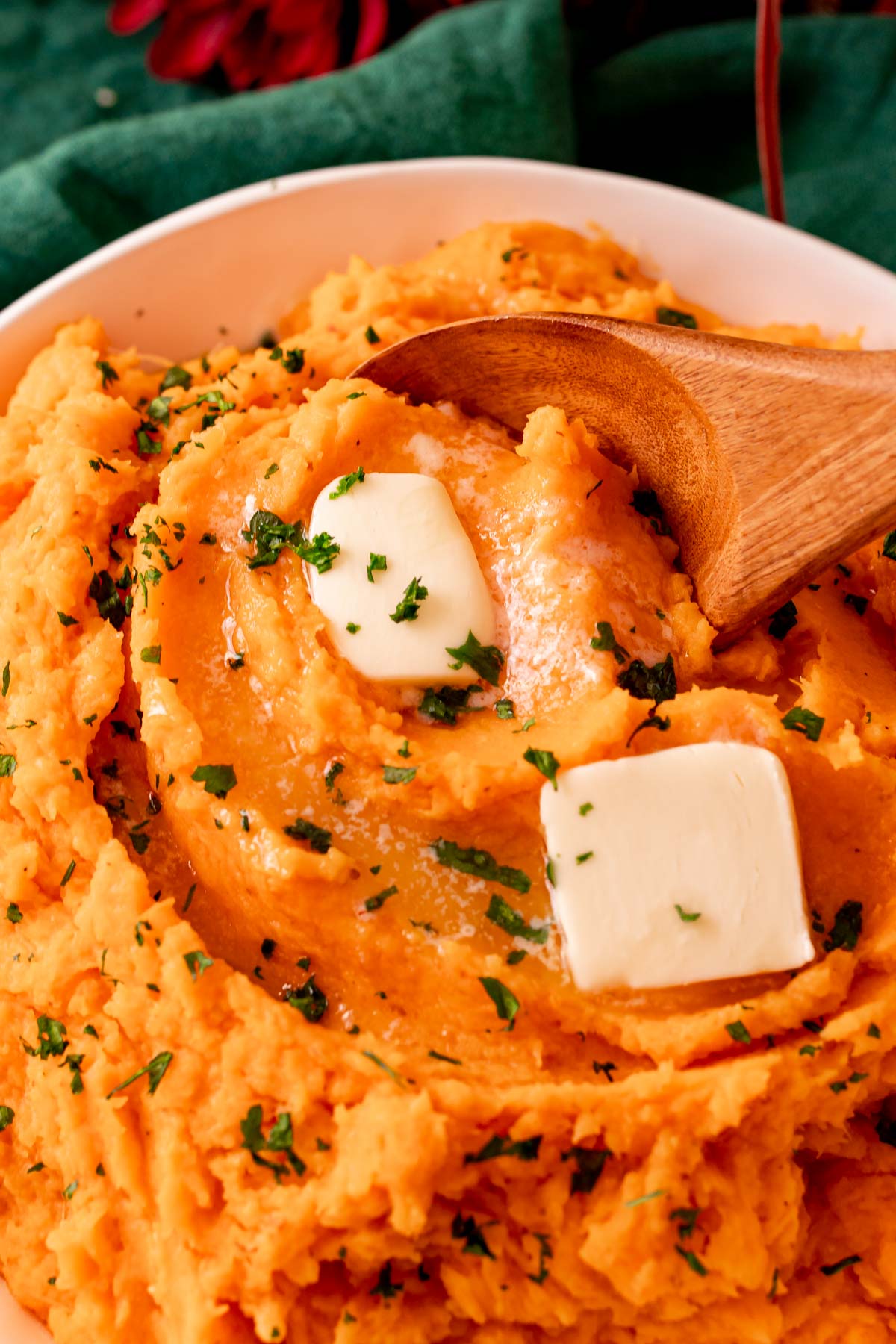 Savory Mashed Sweet Potatoes