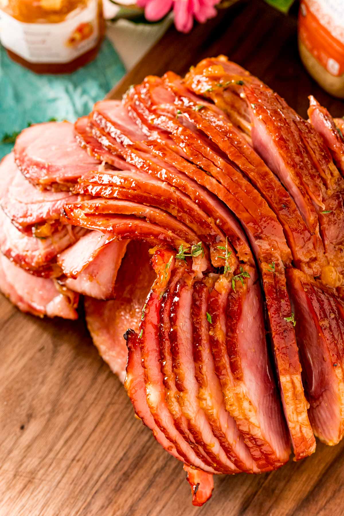 Peach Maple Glazed Spiral Ham