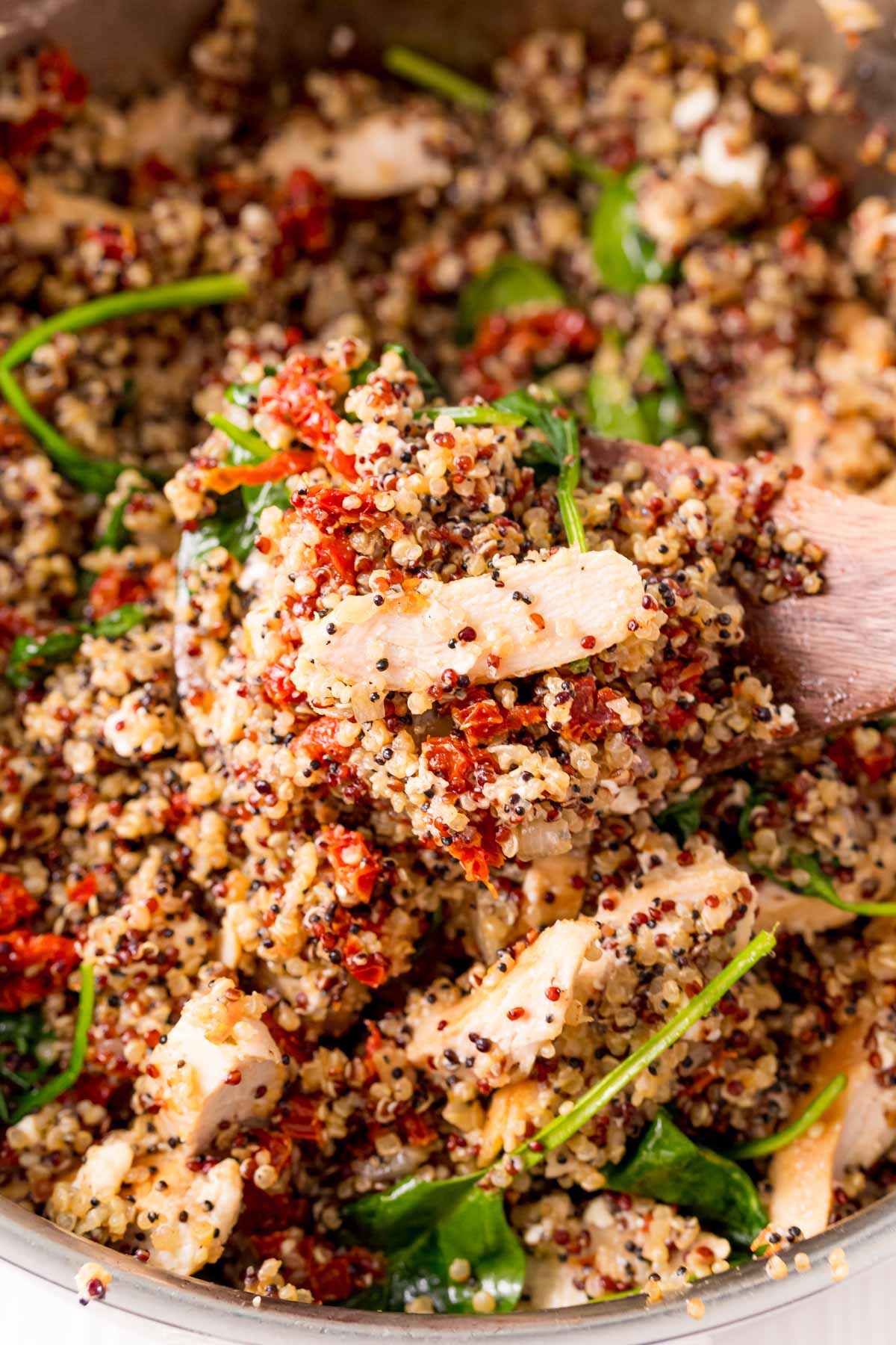 One Pan Greek Chicken Quinoa