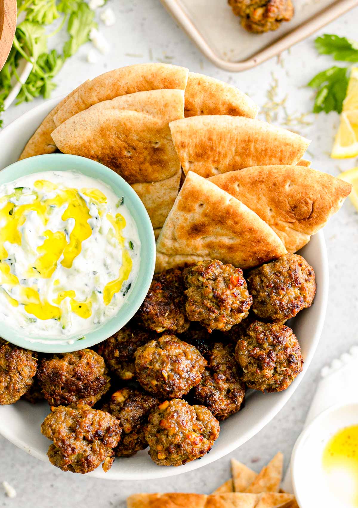 Greek Meatballs - Keftedes Meatballs