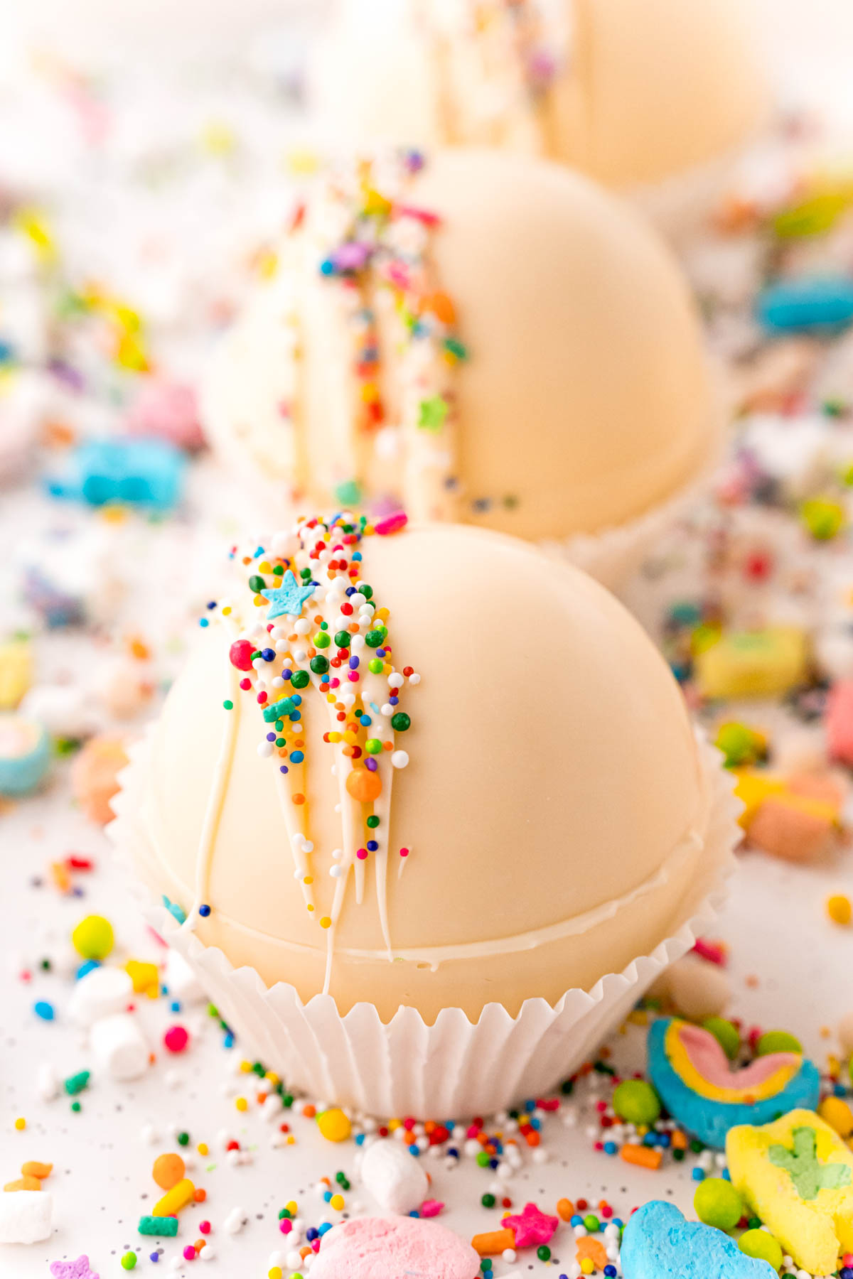 White Chocolate Hot Chocolate Bombs