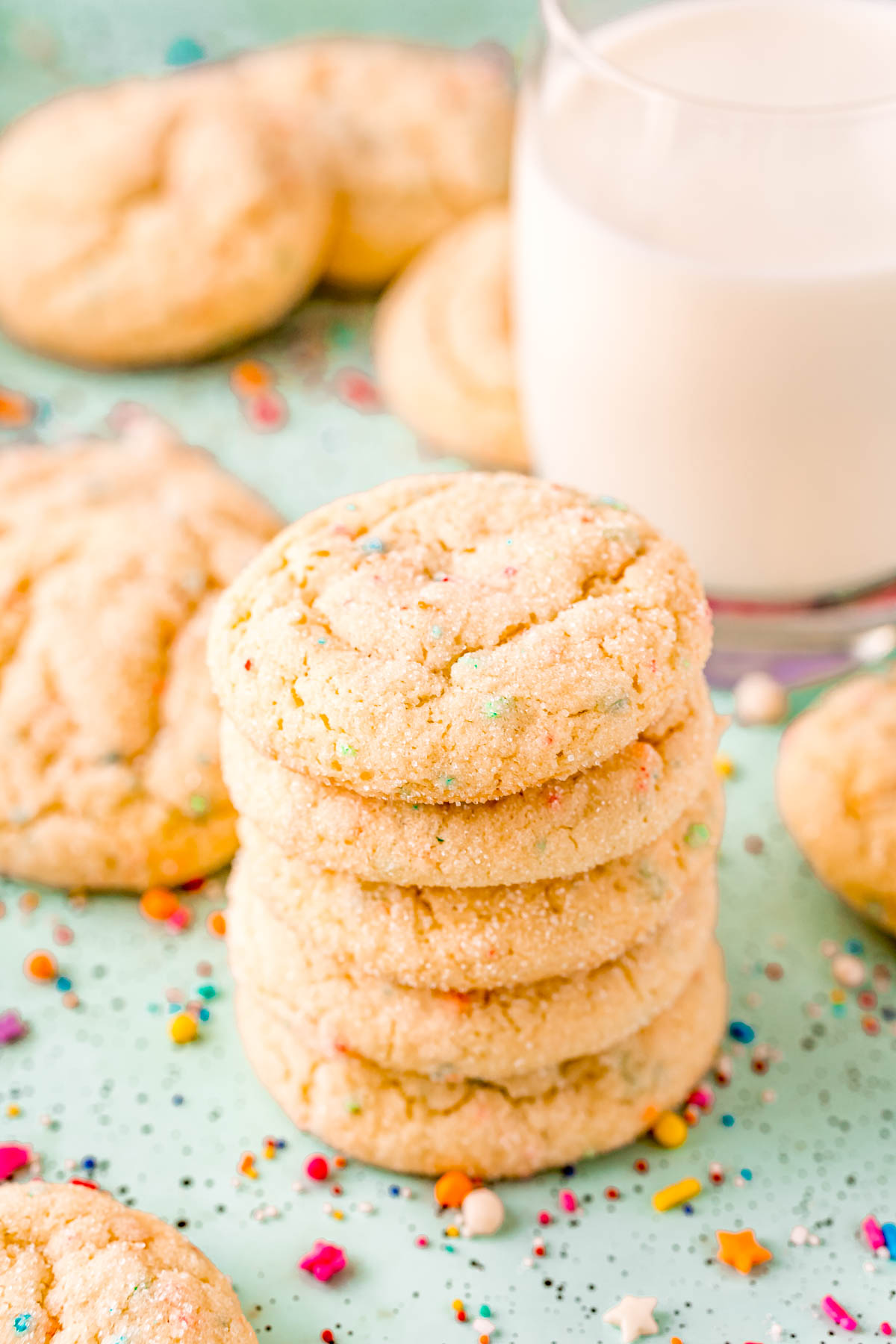 Funfetti Cake Mix Cookies