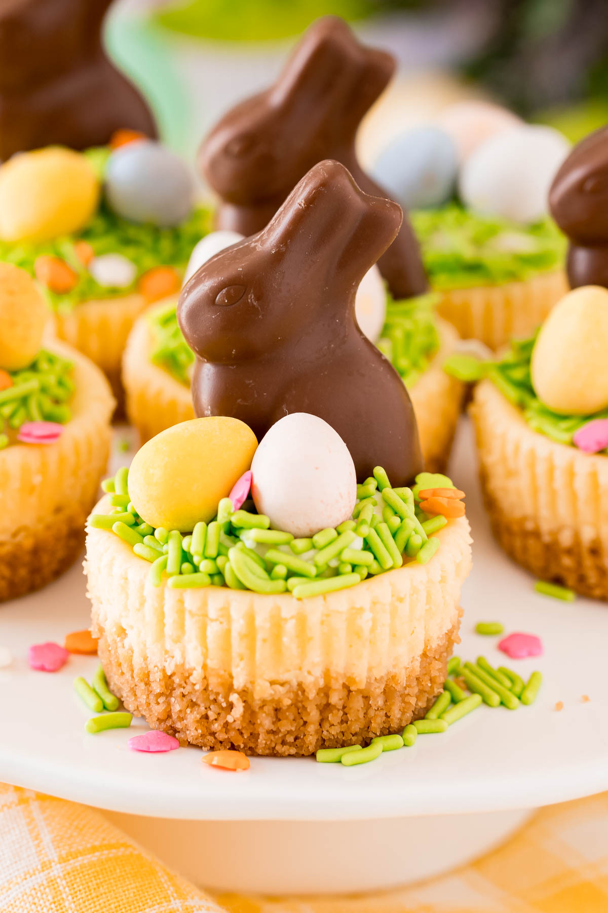 Mini Cadbury Eggs Cheesecakes