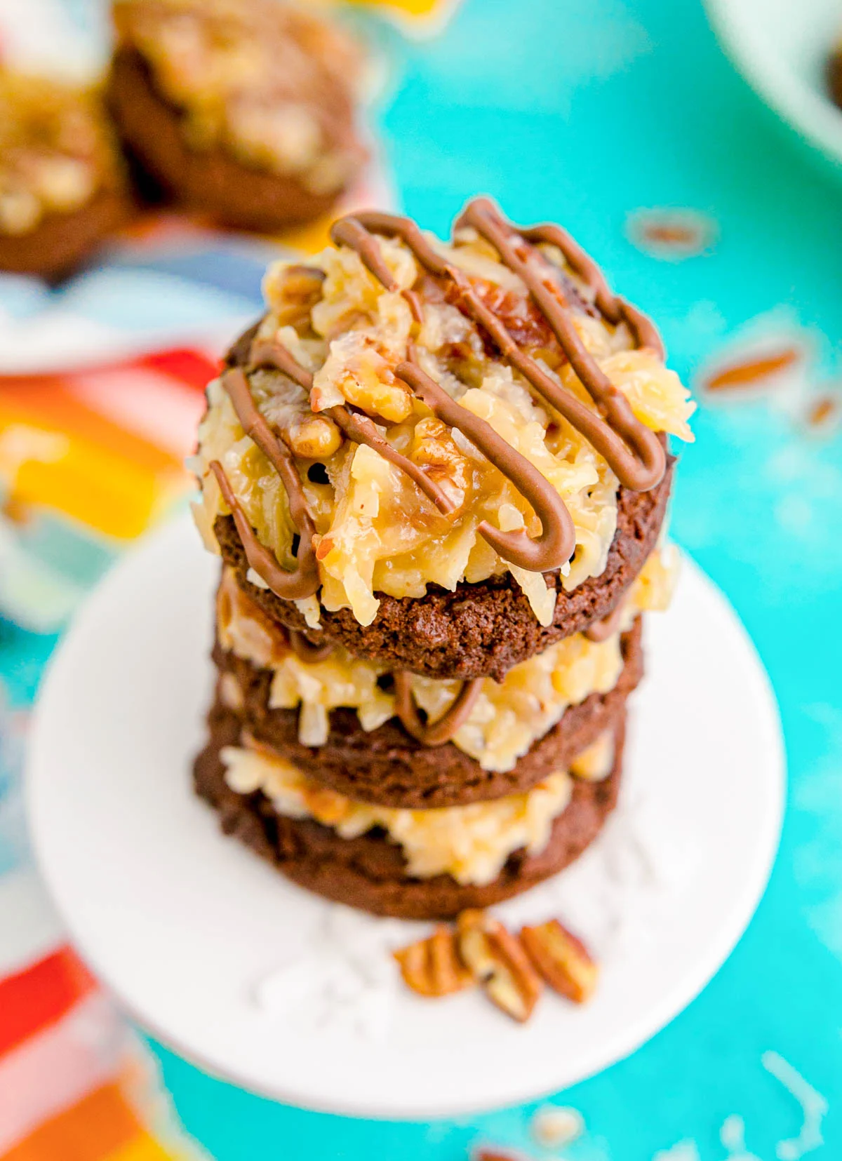 German Chocolate Cookies