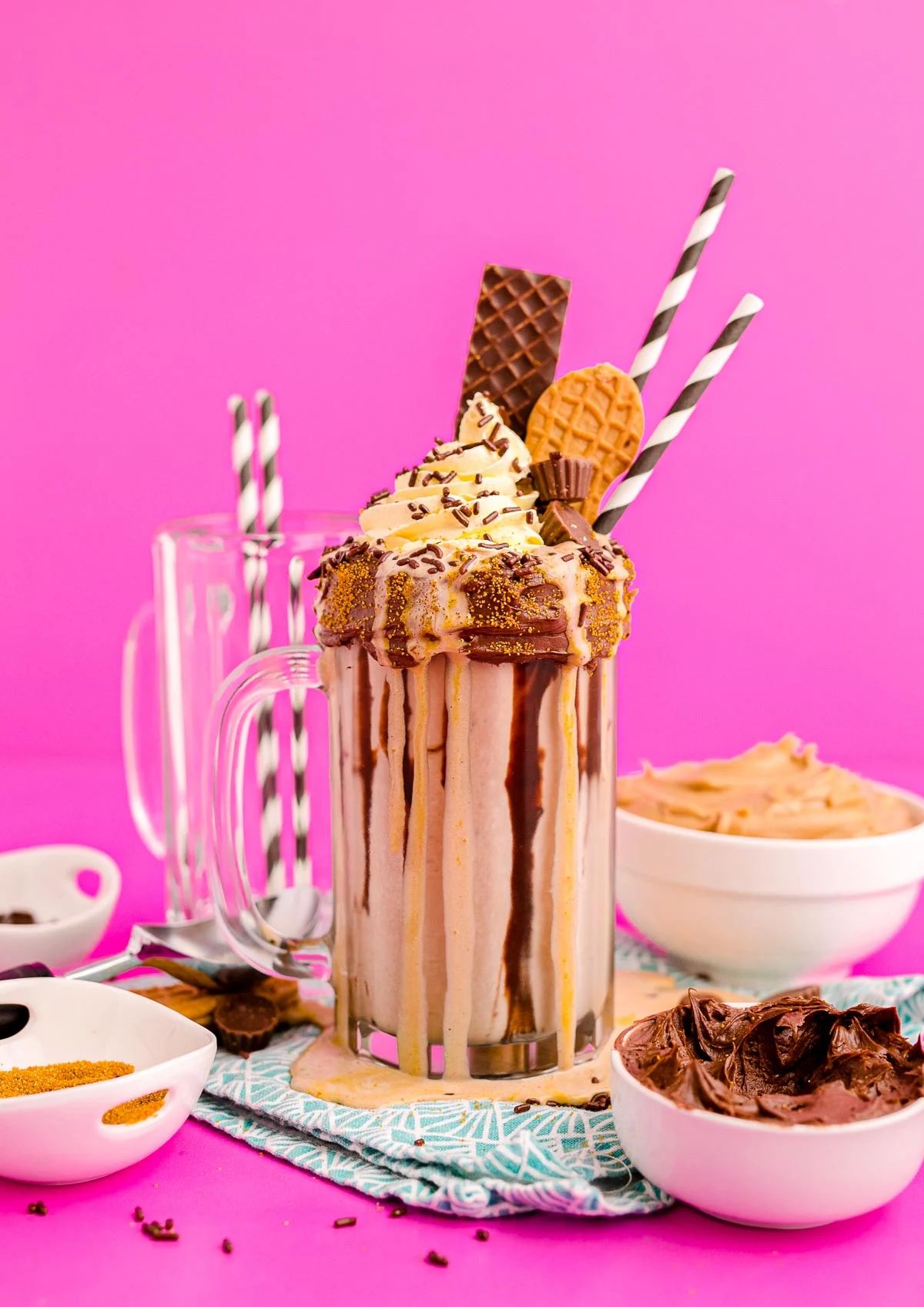 Peanut Butter Chocolate Freak Shake