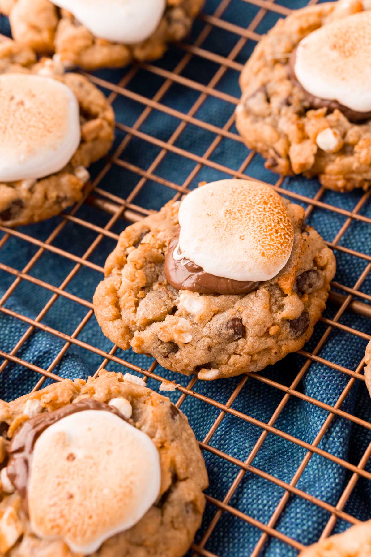 S’mores Thumbprint Cookies