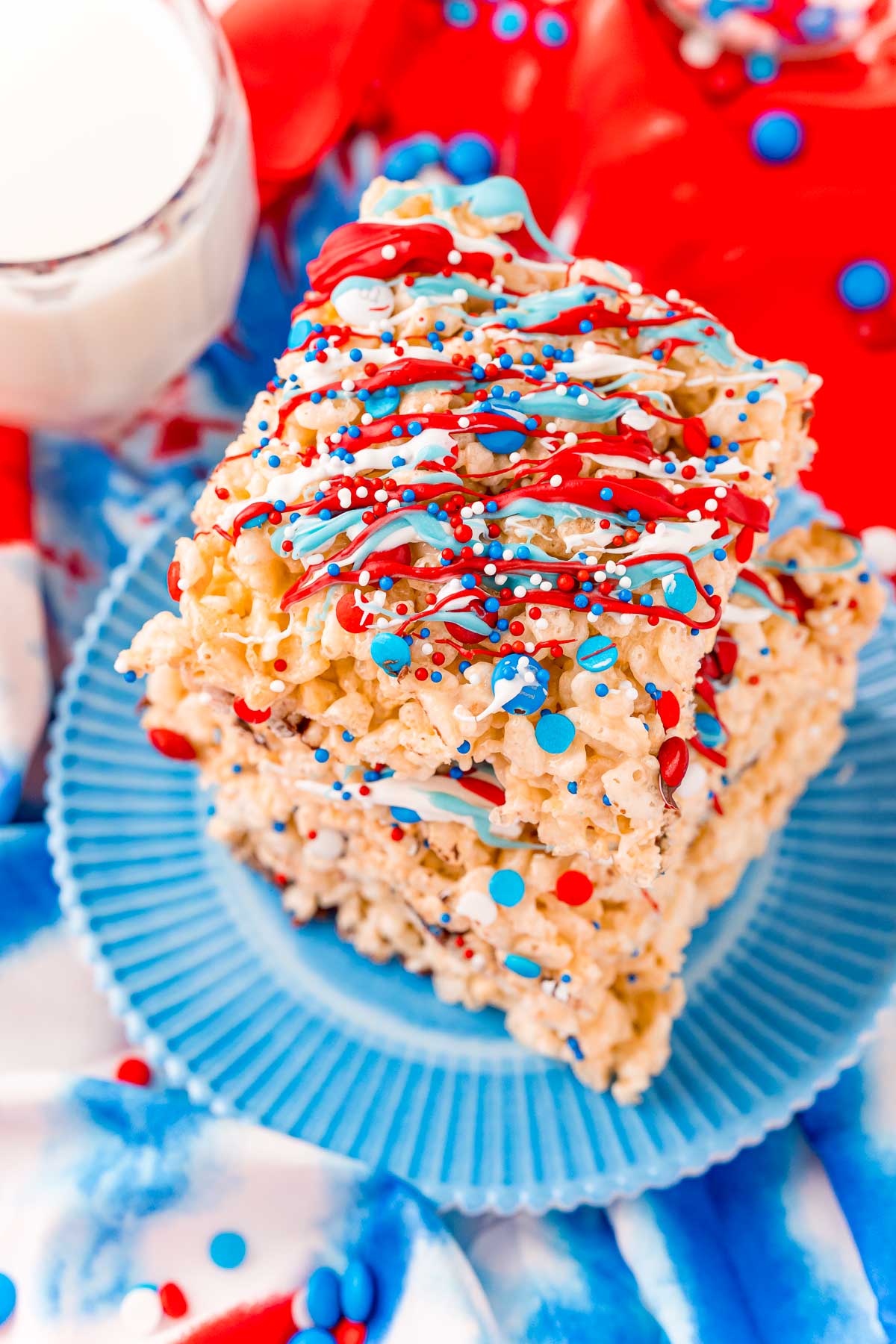4th of July Rice Krispie Treats