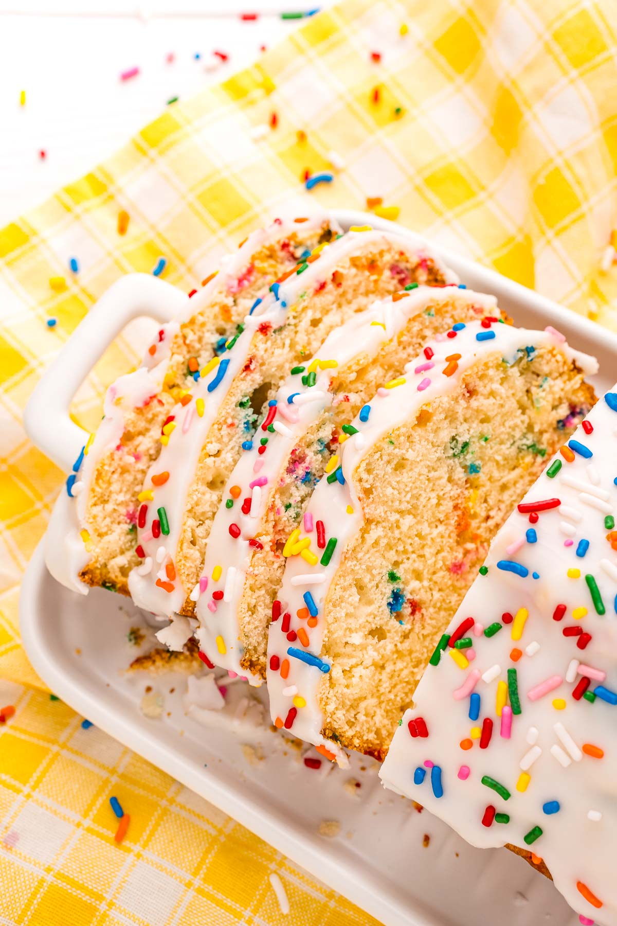 Funfetti Ice Cream Bread