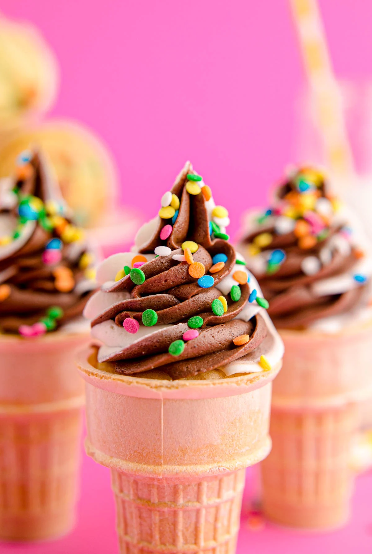 Ice Cream Cone Cupcakes