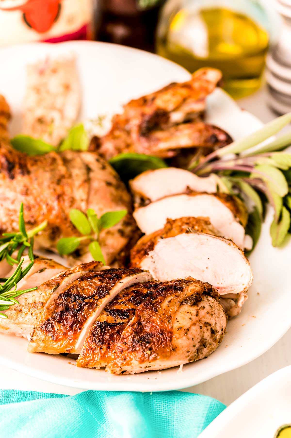 Italian Seasoned Spatchcock Chicken