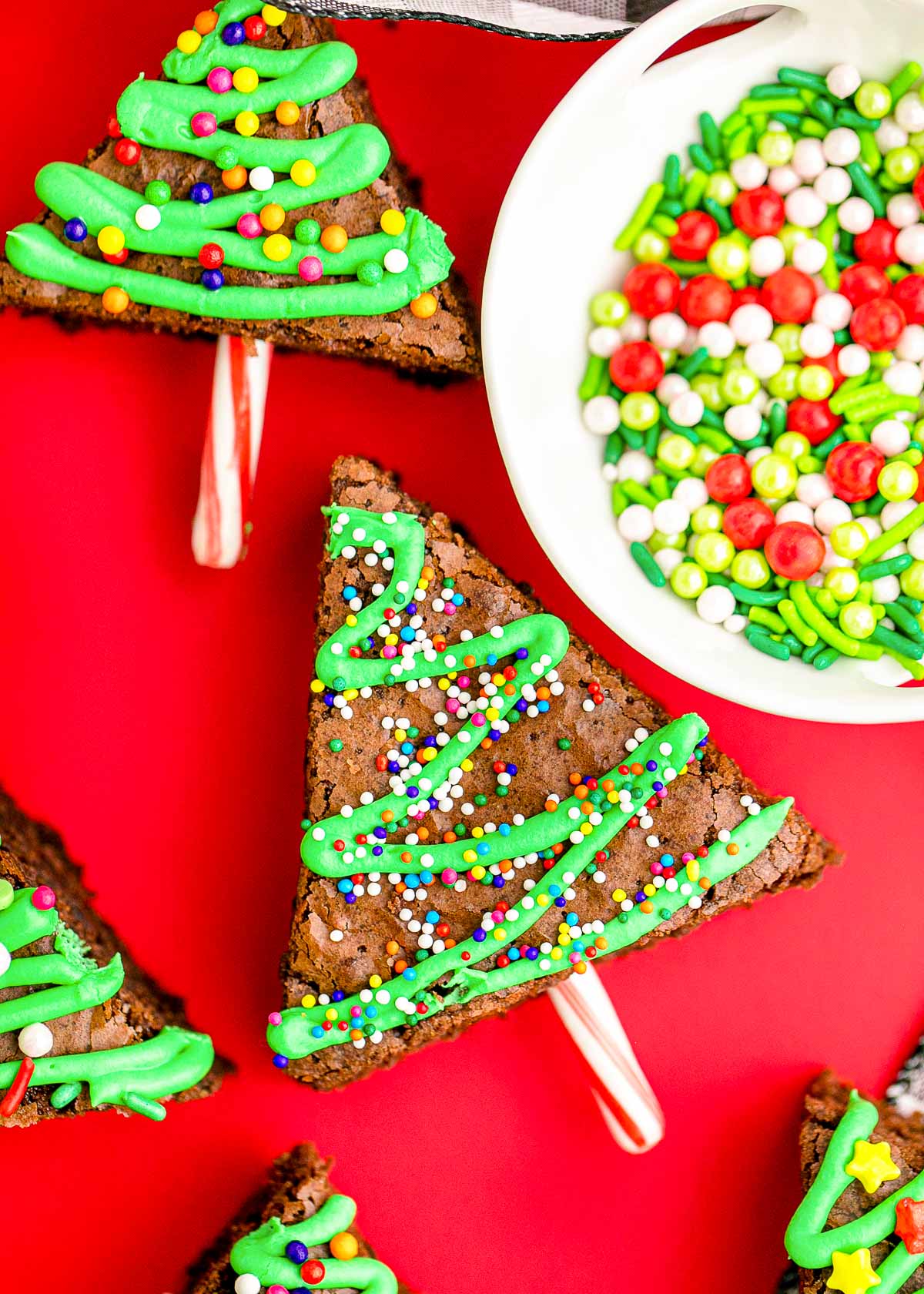 Brownie Christmas Trees