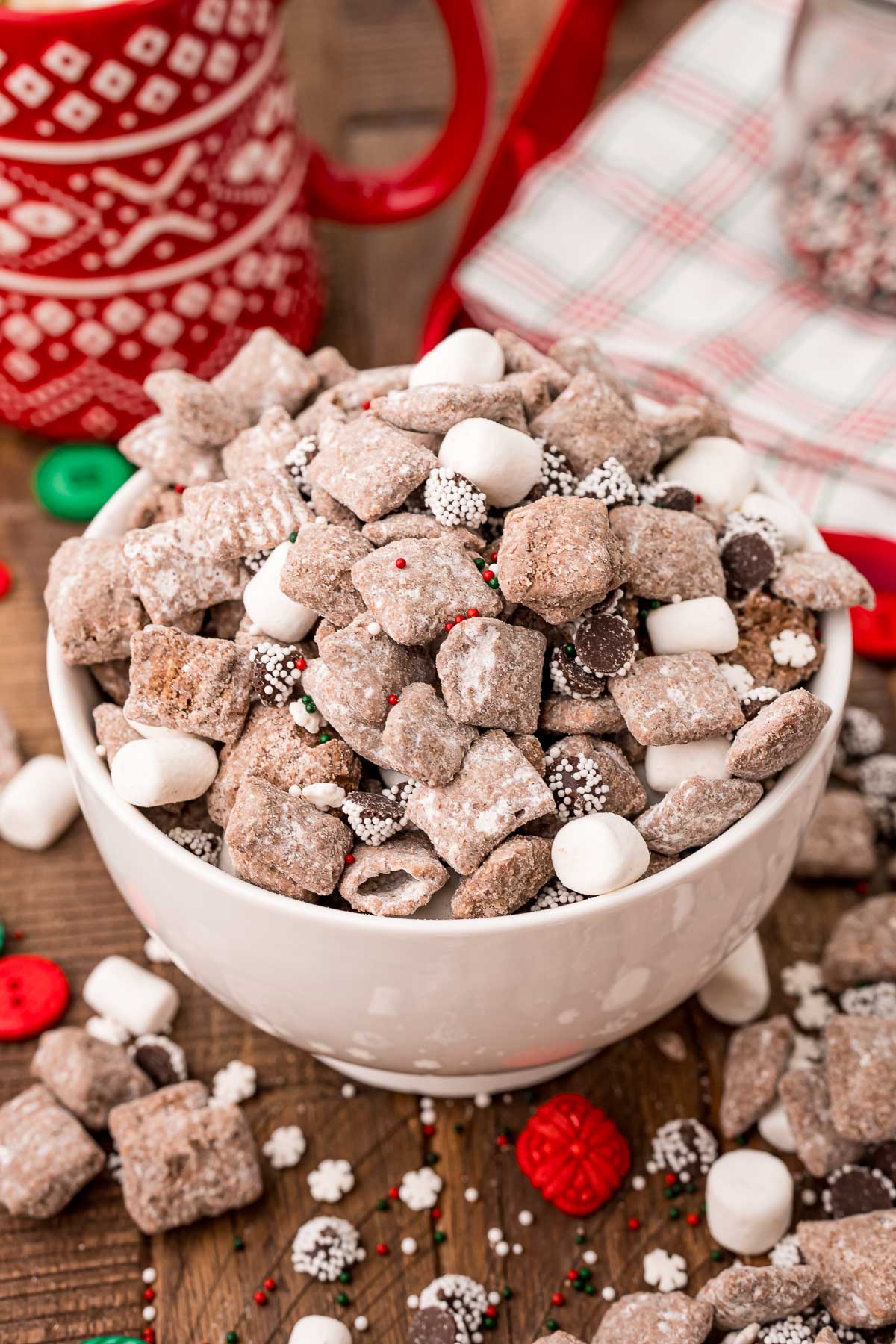 Hot Chocolate Muddy Buddies