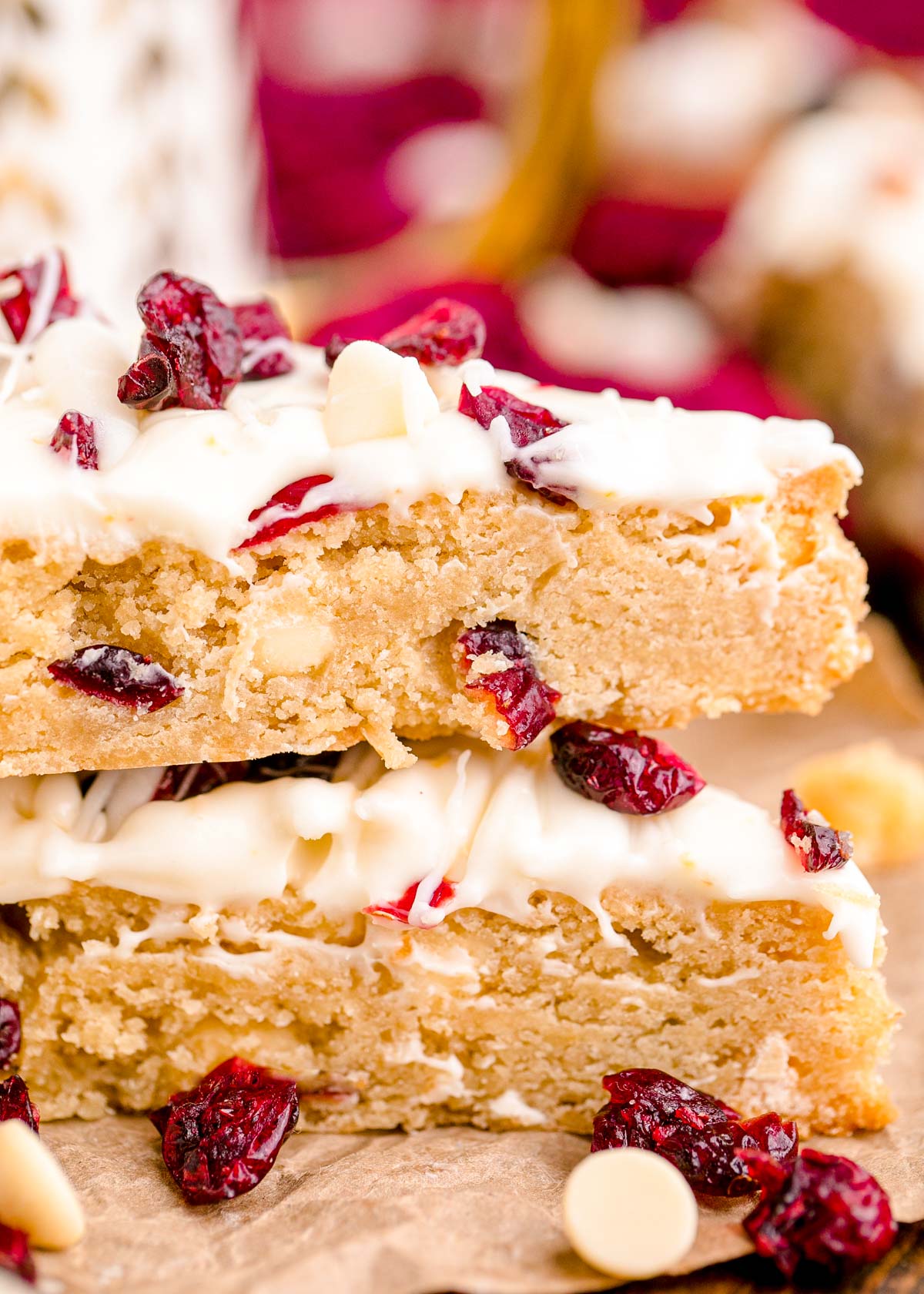Cranberry Bliss Bar Recipe