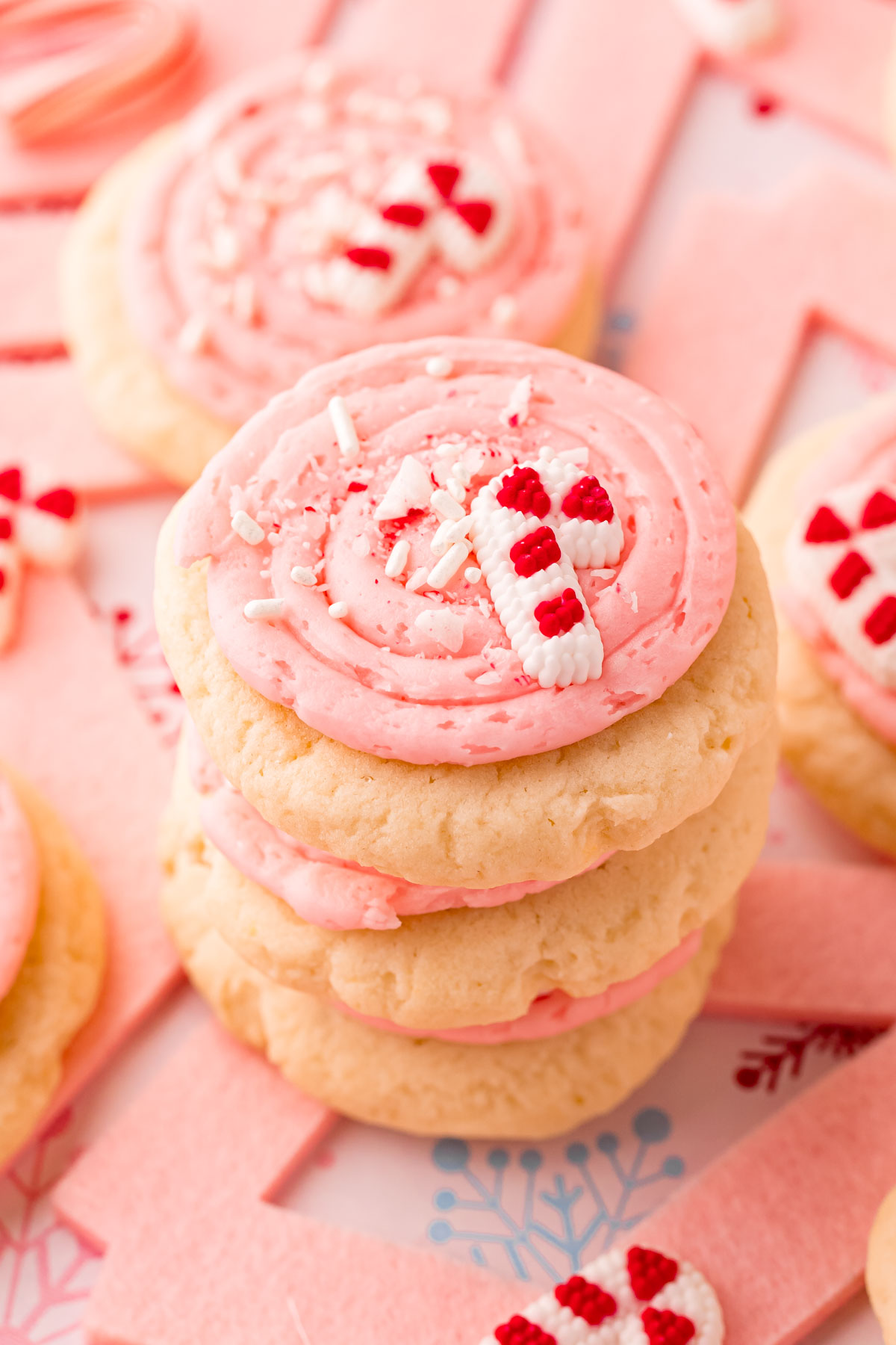 Peppermint Sugar Cookies