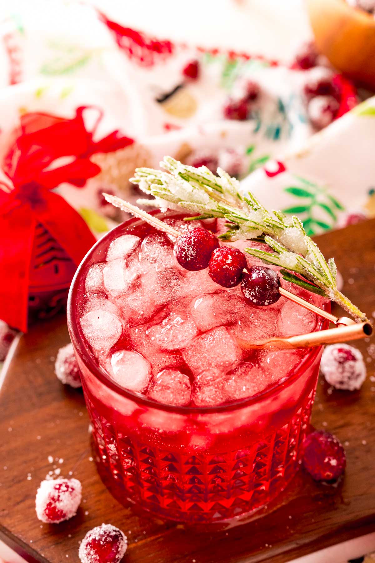 Sparkling Vodka Cranberry