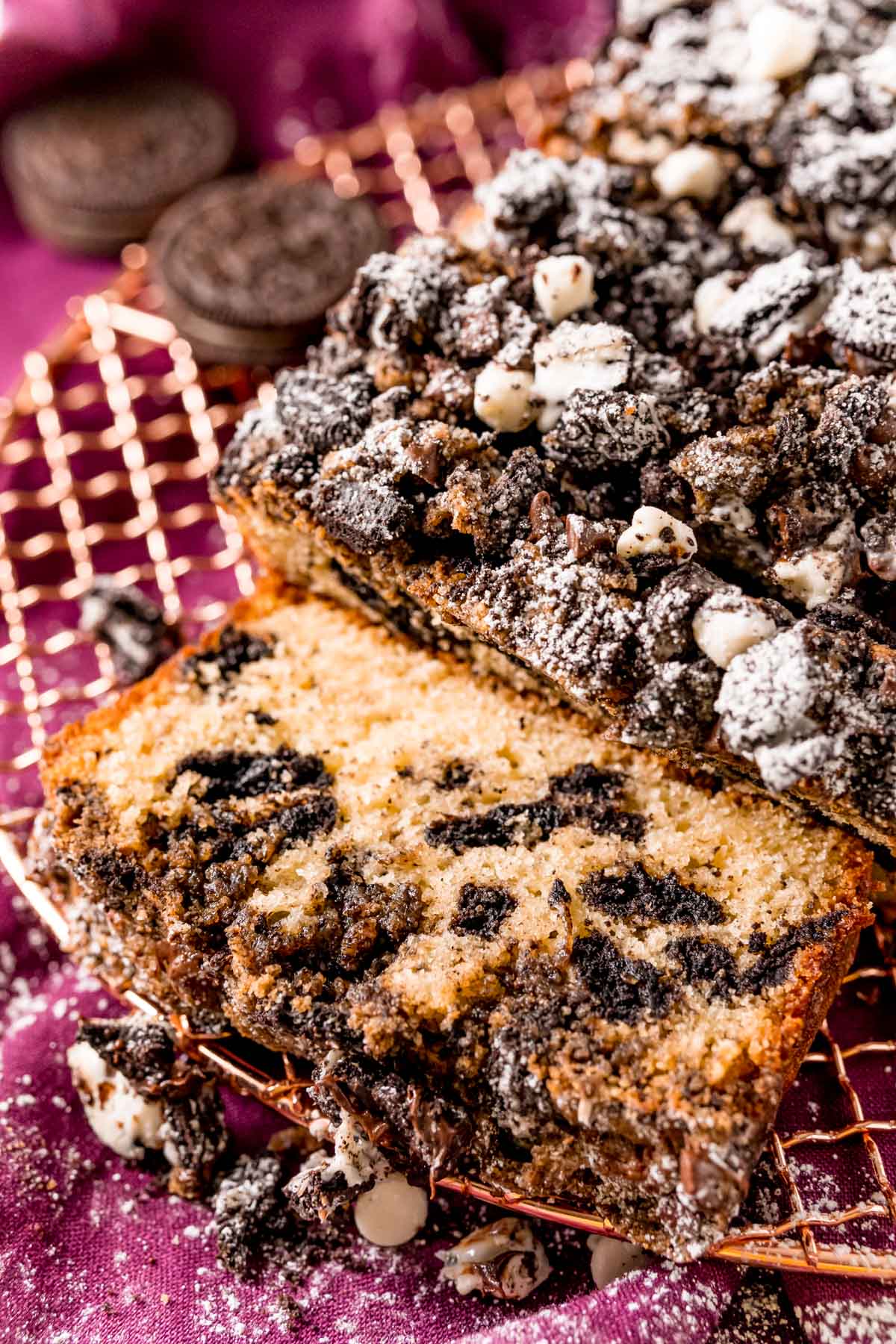 Oreo Crumb Cake