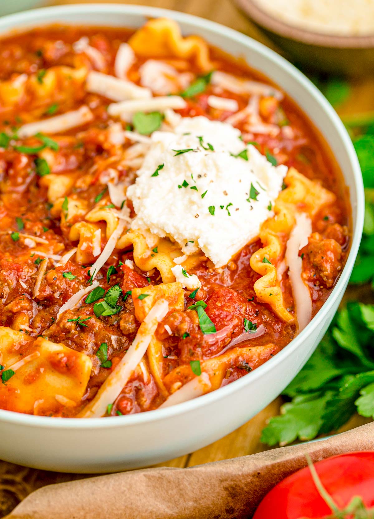 Lasagna Soup