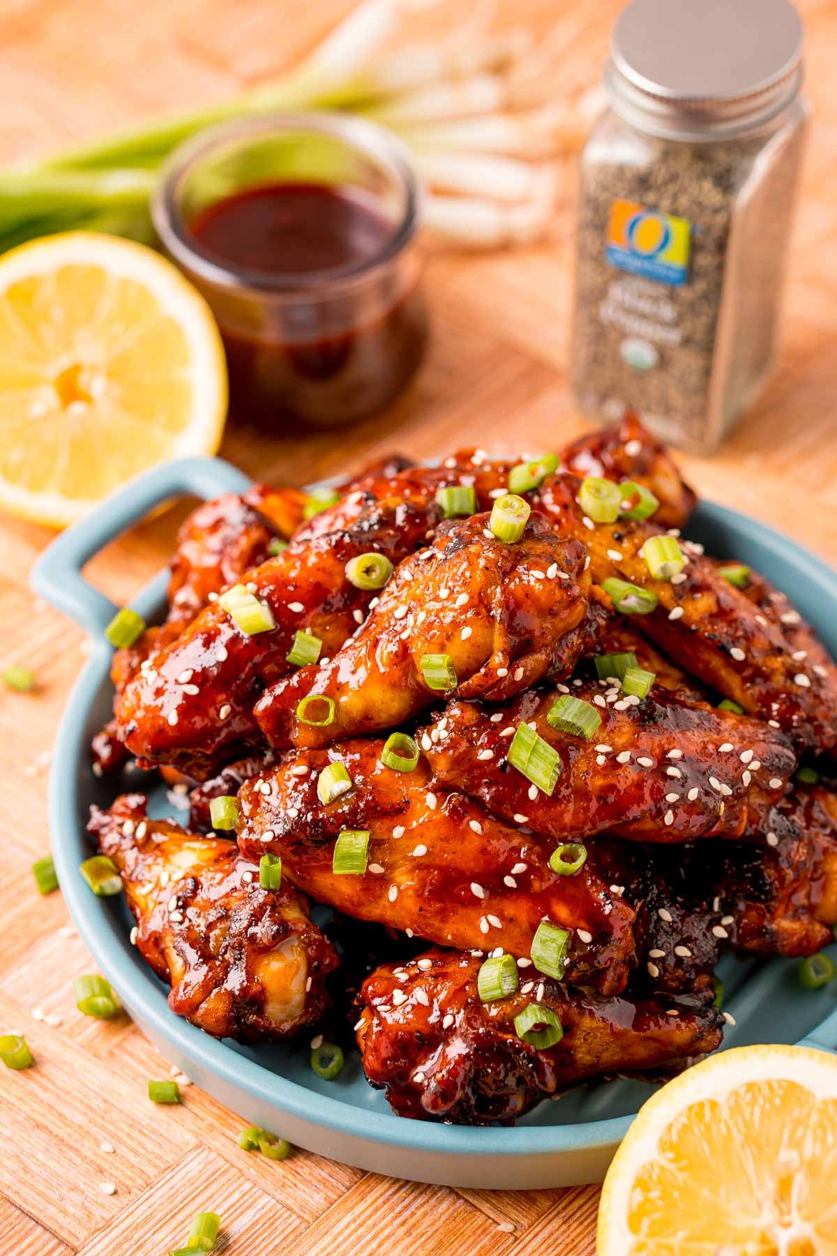 Grilled Korean BBQ Chicken Wings