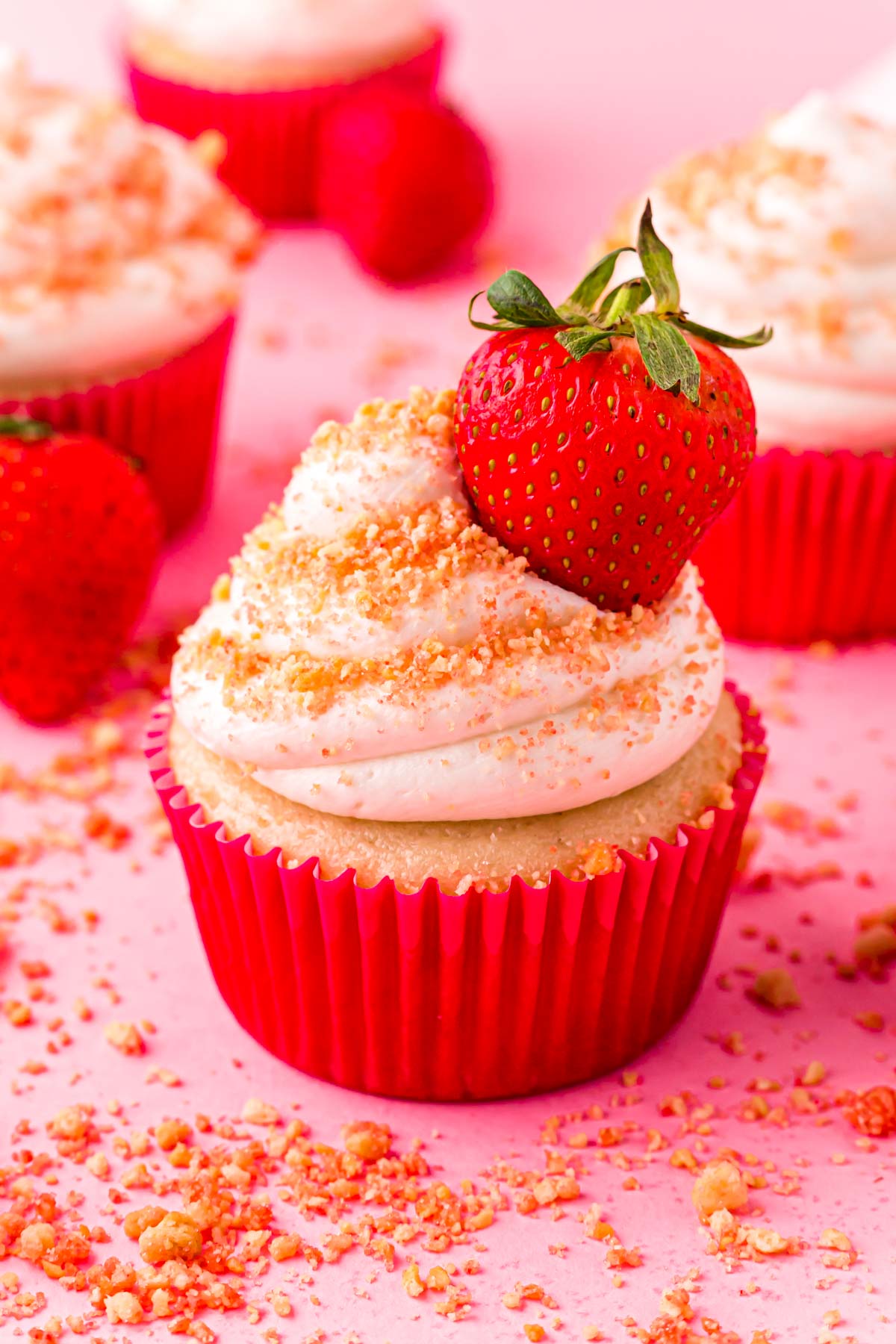 Strawberry Shortcake Cupcakes