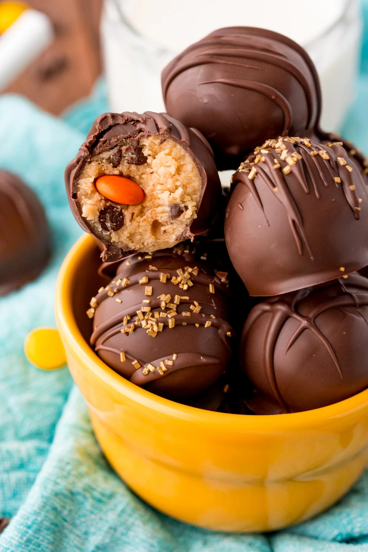 Peanut Butter Cookie Dough Truffles