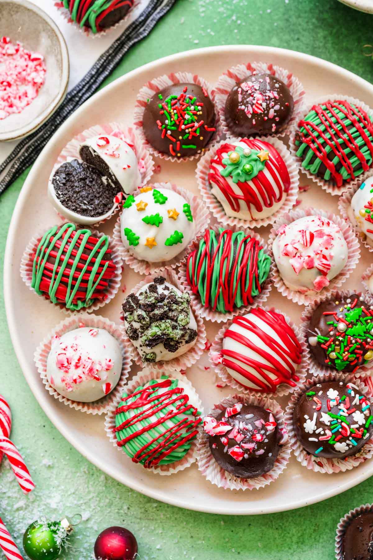 Christmas Oreo Balls