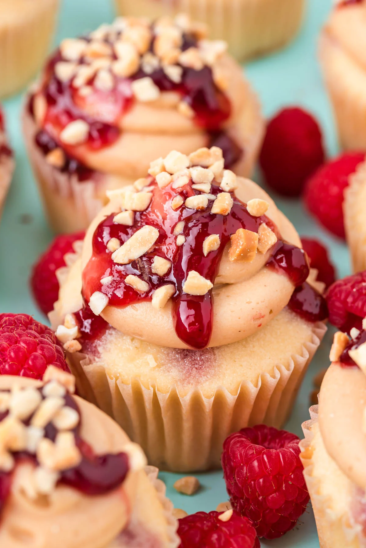 Peanut Butter and Jelly Cupcakes