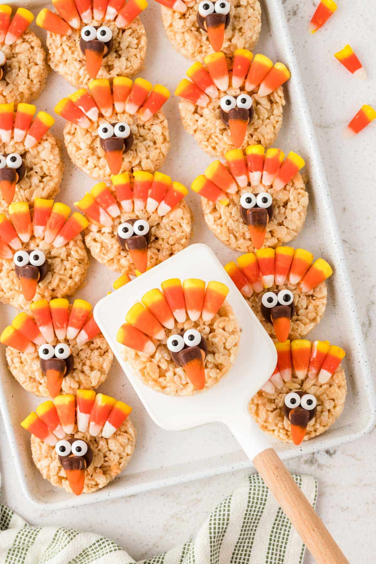 Thanksgiving Turkey Rice Krispie Treats