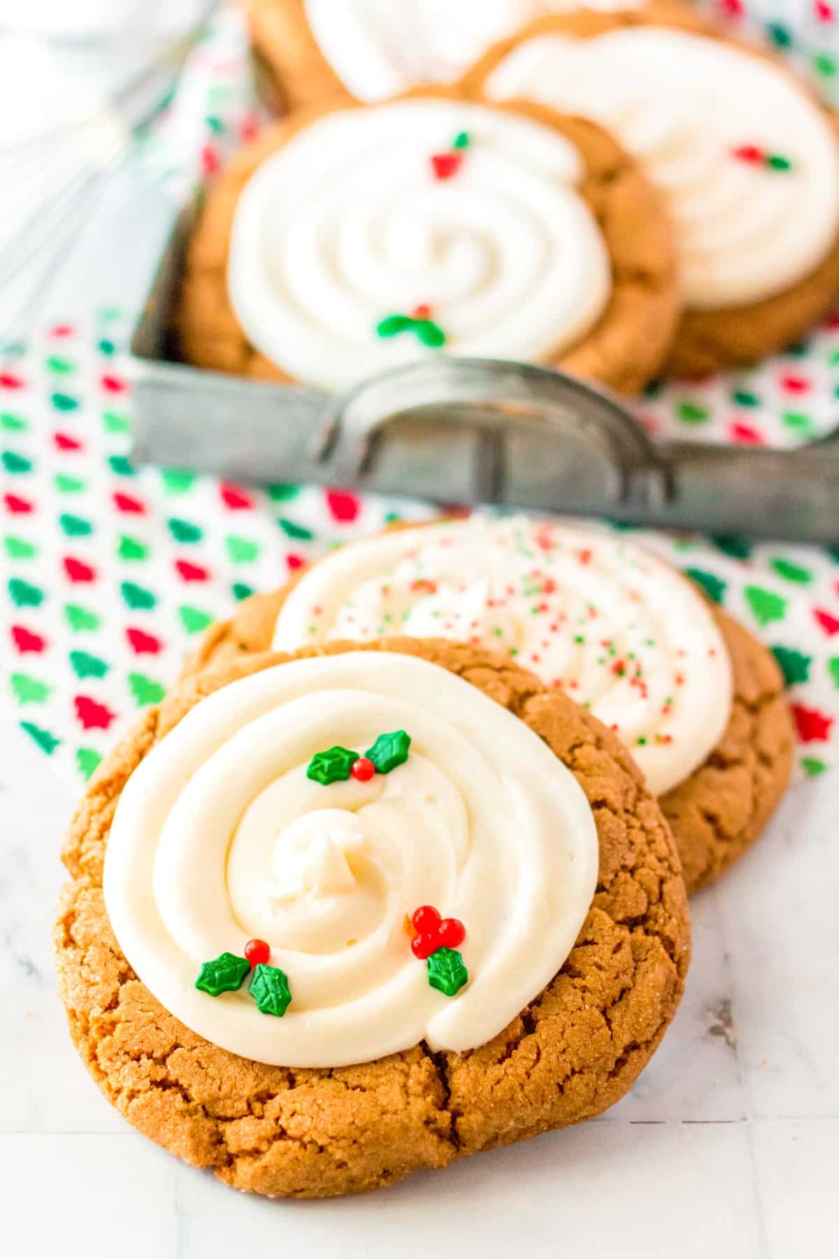 Big & Chewy Gingerbread Cookies