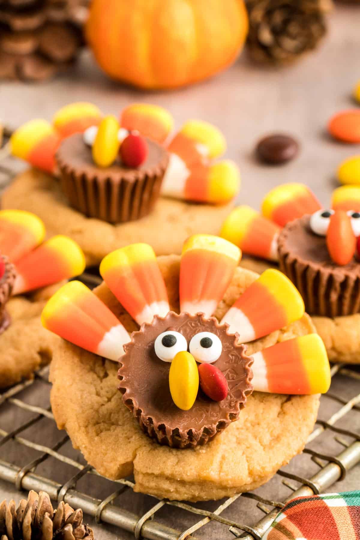 Peanut Butter Turkey Cookies