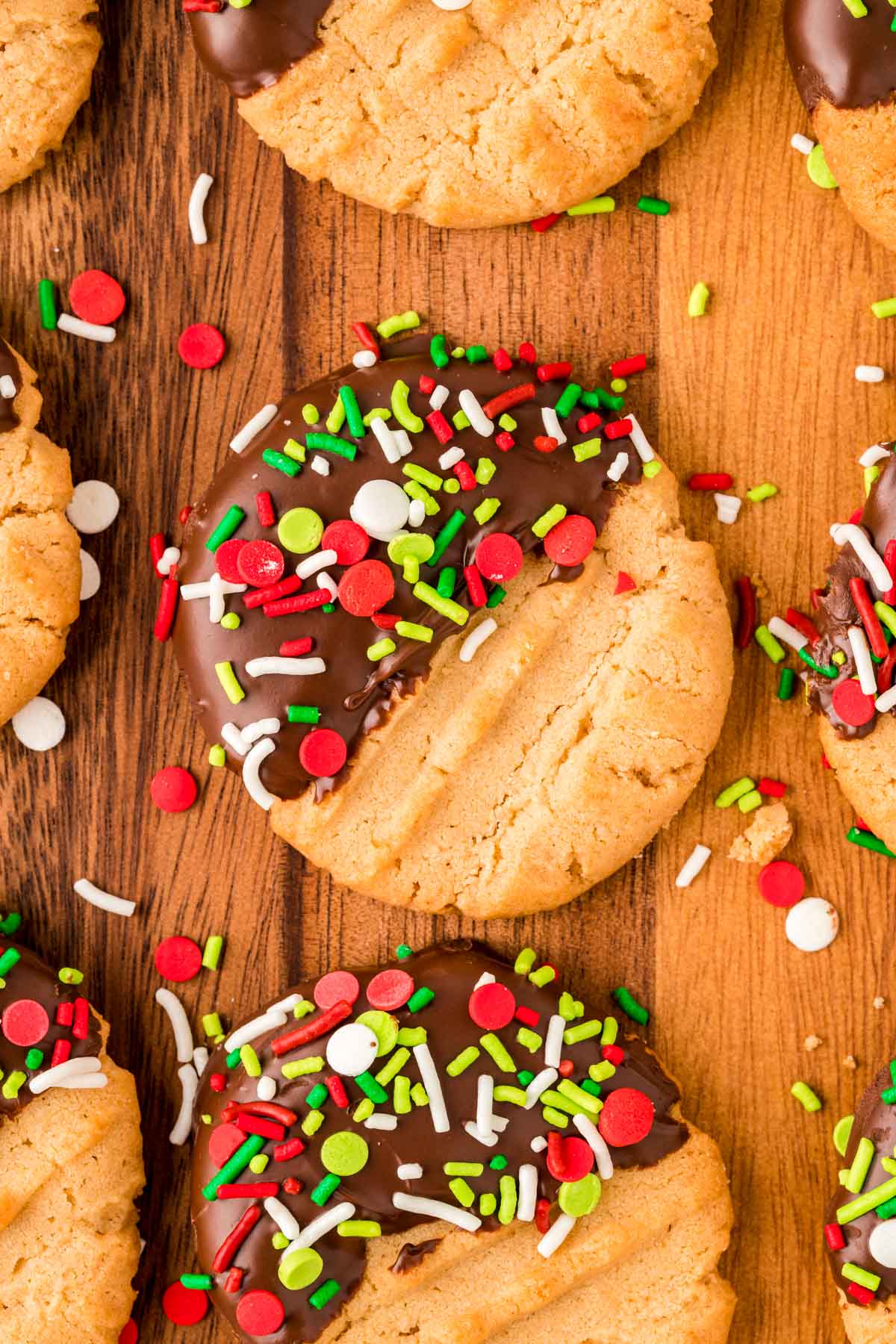 Peanut Butter Christmas Cookies