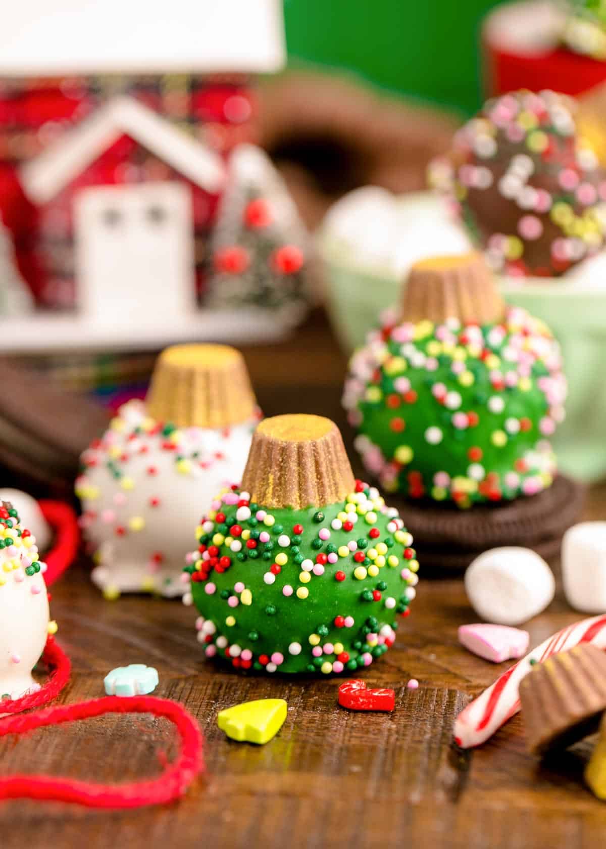 Christmas Ornament Oreo Balls
