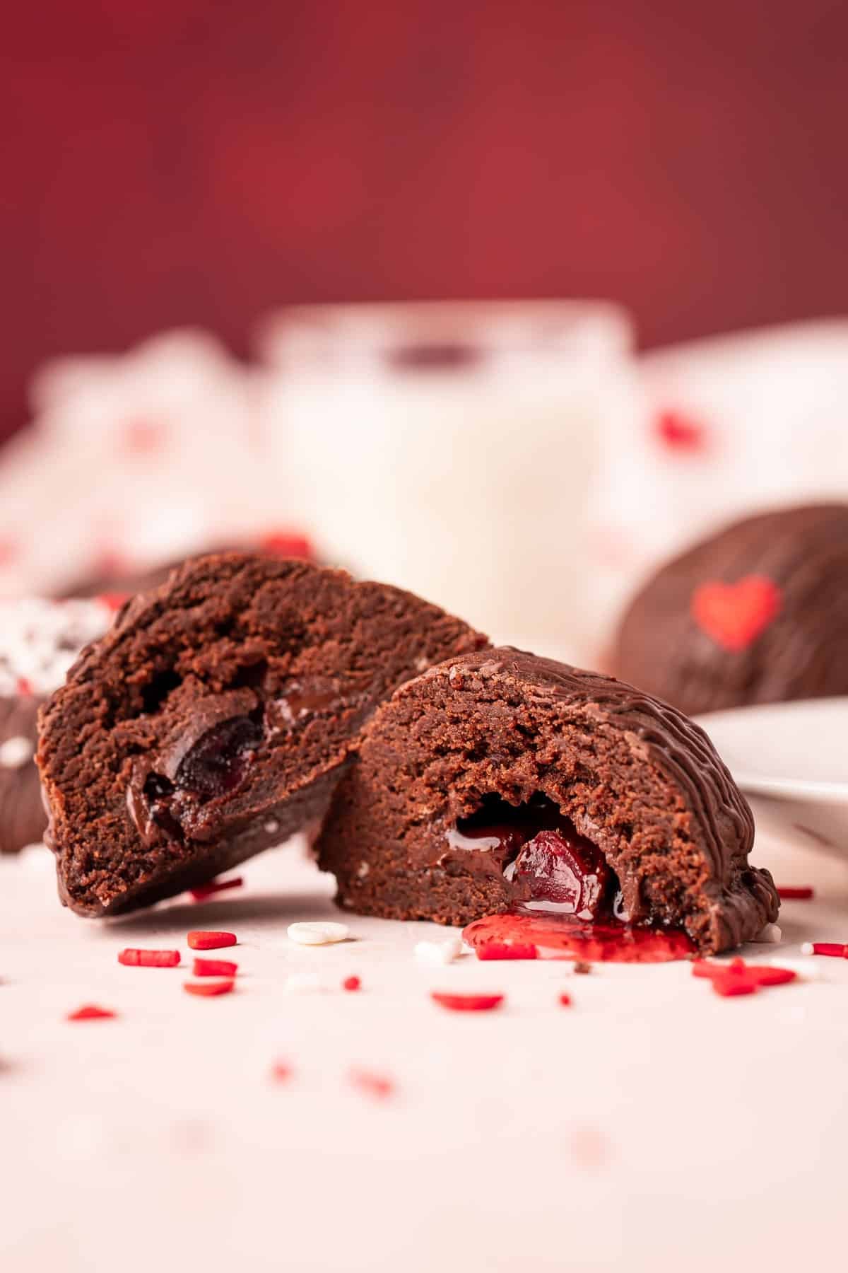 Chocolate Cherry Cordial Cookies