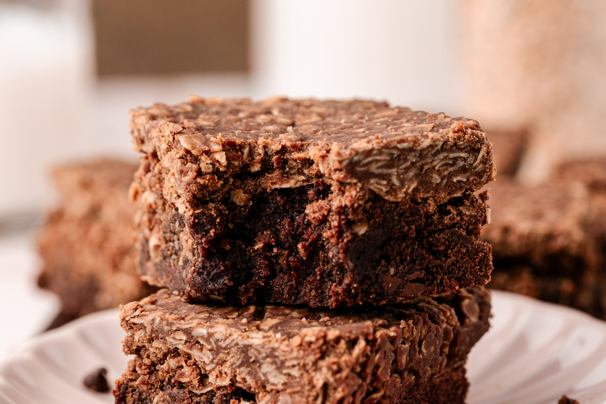 No Bake Cookie Brownies
