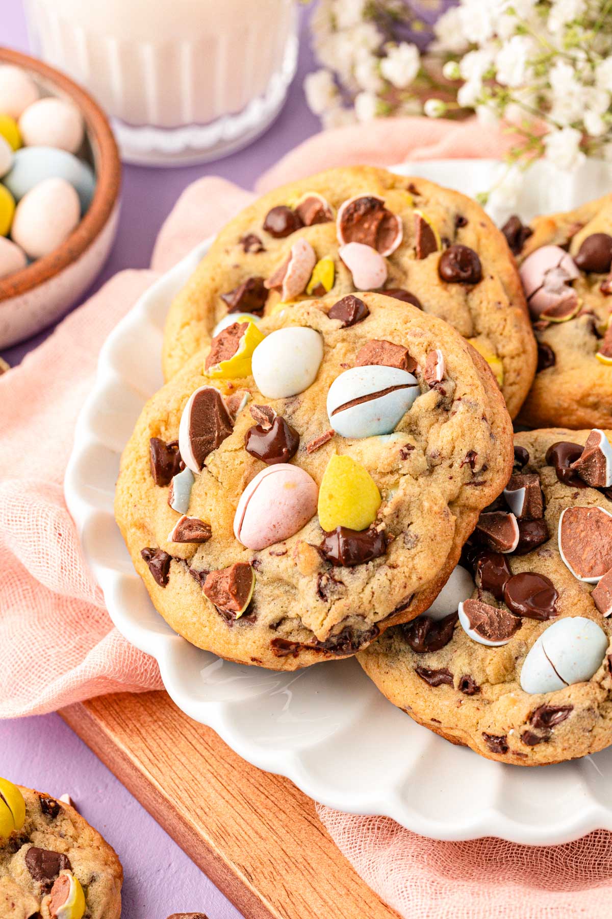 Cadbury Egg Cookies