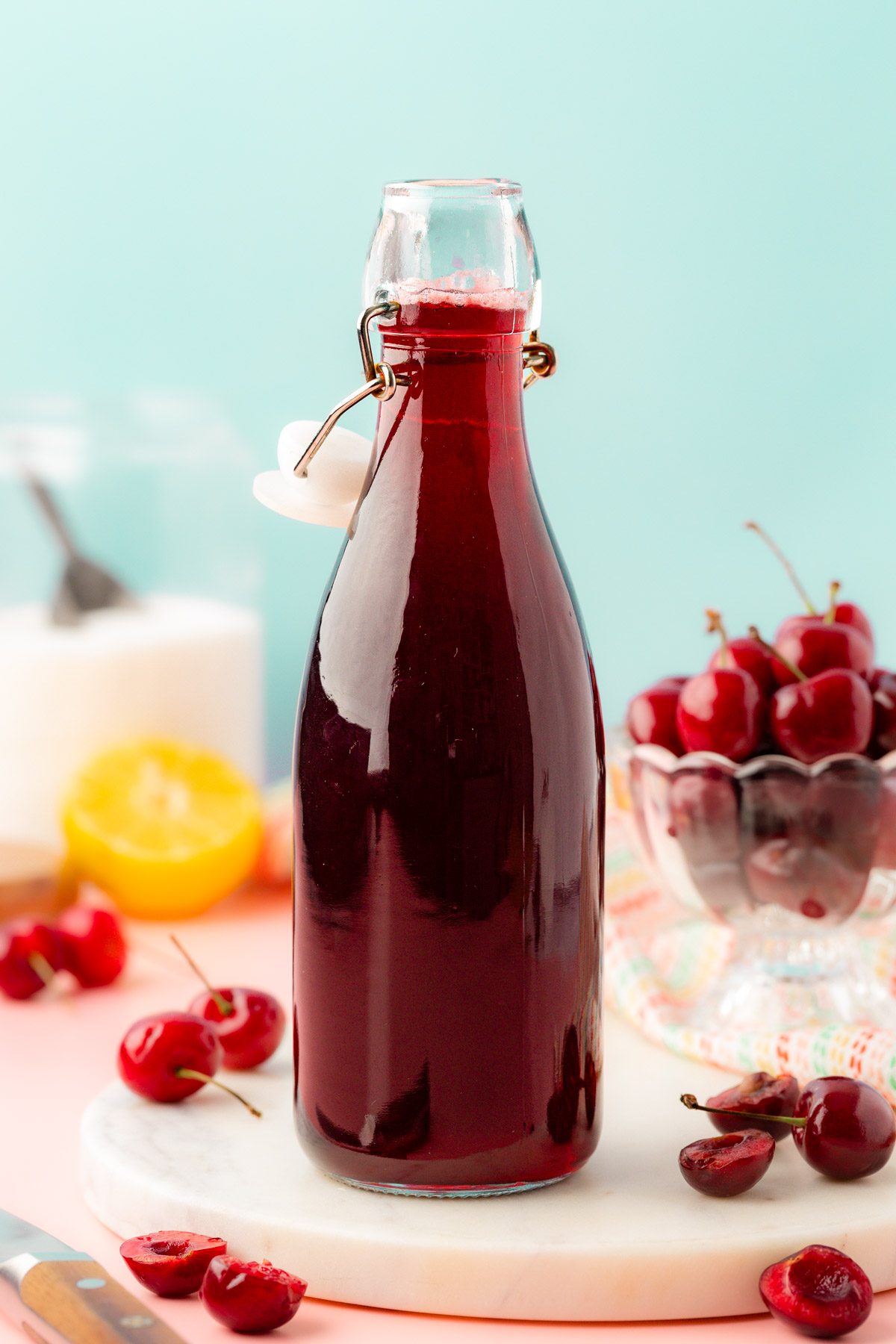 Homemade Cherry Drink Syrup Recipe