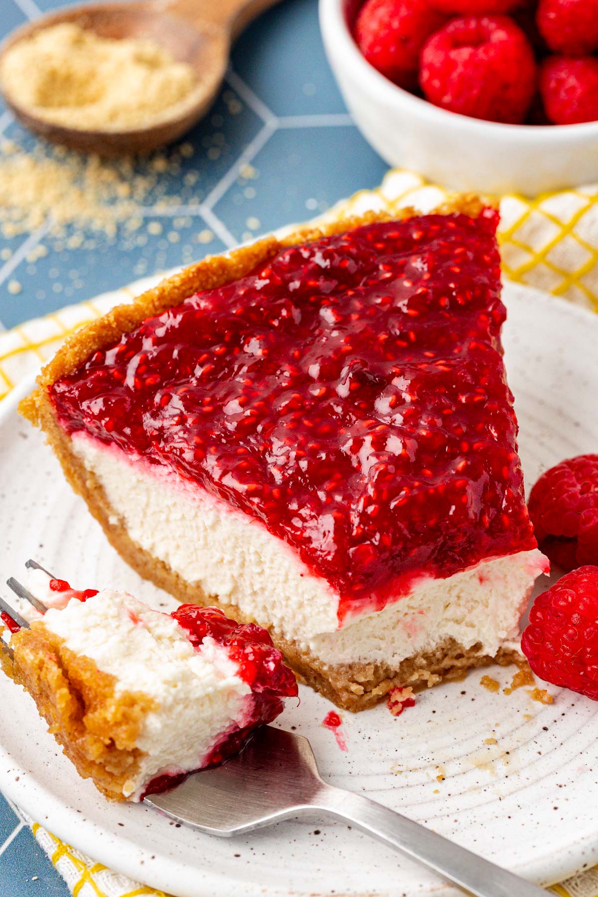 No Bake Raspberry Cream Pie Recipe
