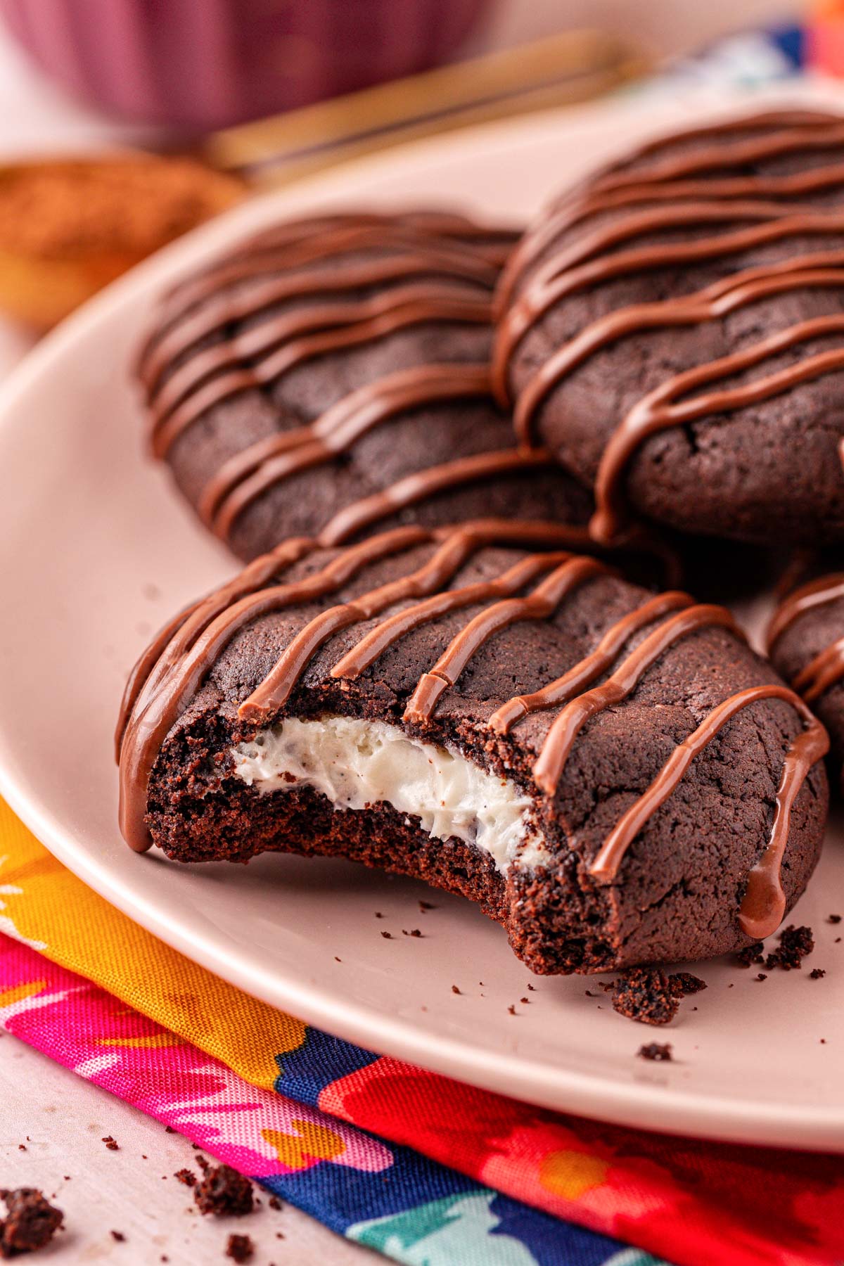 Chocolate Cream Cheese Cookies